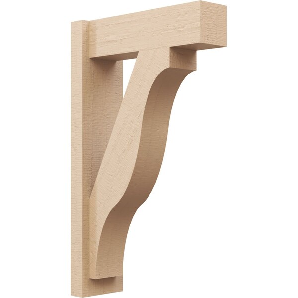 Ekena Millwork 6-in W x 18-in D x 30-in H Funston Block Rough Cedar Woodgrain TimberThane Outlooker, Primed Tan OUTUR060X18X30FST44RCPR - main